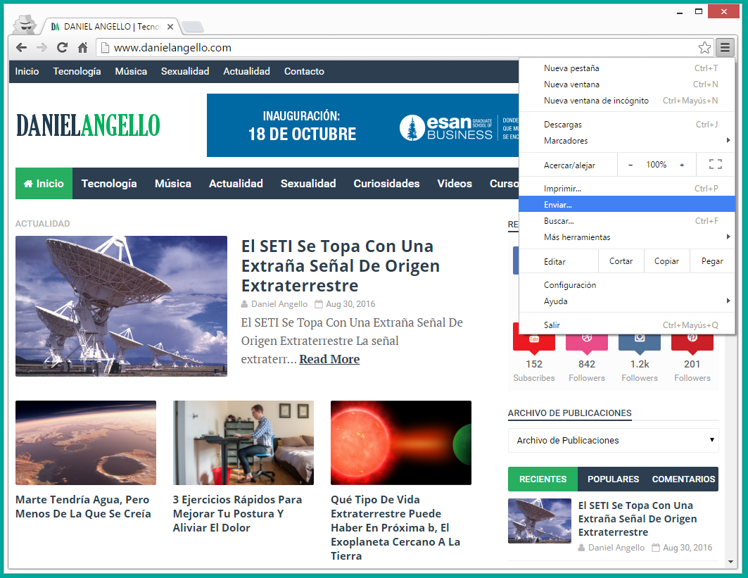 Google Integra Cast En Chrome