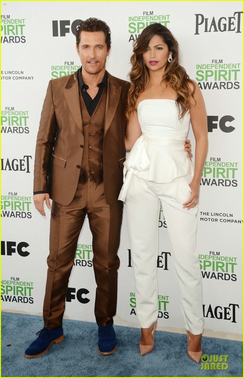 Celeb Diary: Matthew McConaughey and his wife Camila Alves at the 2014 ...