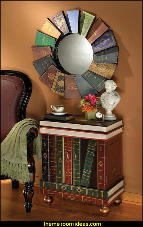 Lord Byron's Compendium of Books Metal Wall Mirror book themed decor - Bibliophiles decor - Book themed furnishings - home decor for book lovers - book themed bedroom - Stacked Books decor - Stacked Books furniture - bookworm decor - book boxes - library furniture - formal study furniture - antique book decor - unique furniture - novelty furniture Lord Byron's Compendium of Books Metal Wall Mirror book themed decor - Bibliophiles decor - Book themed furnishings - home decor for book lovers - book themed bedroom - Stacked Books decor - Stacked Books furniture - bookworm decor - book boxes - library furniture - formal study furniture - antique book decor -