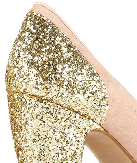 Step One April 30Day Challenge 5th Daily Limerick Gold Sparkly Heels