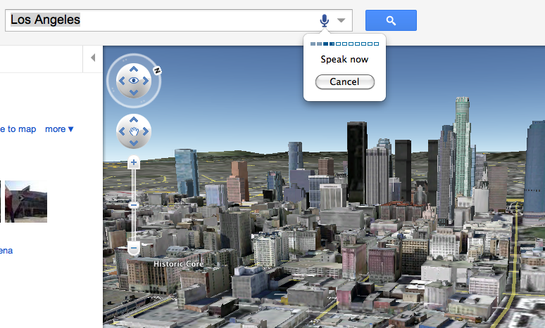 Google Lat Long: Search Google Maps out loud