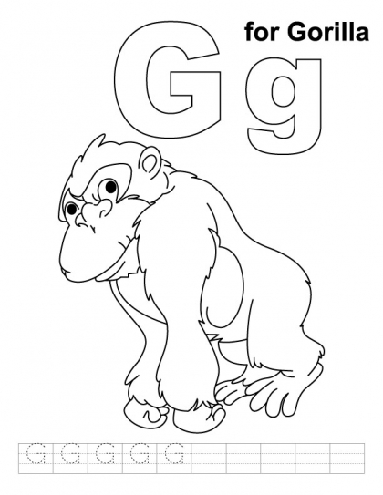 zoo phonics alphabet coloring pages - photo #4