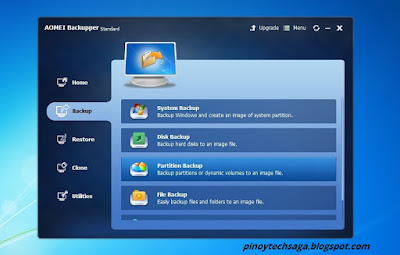 AOMEI Backupper Standard File Backup