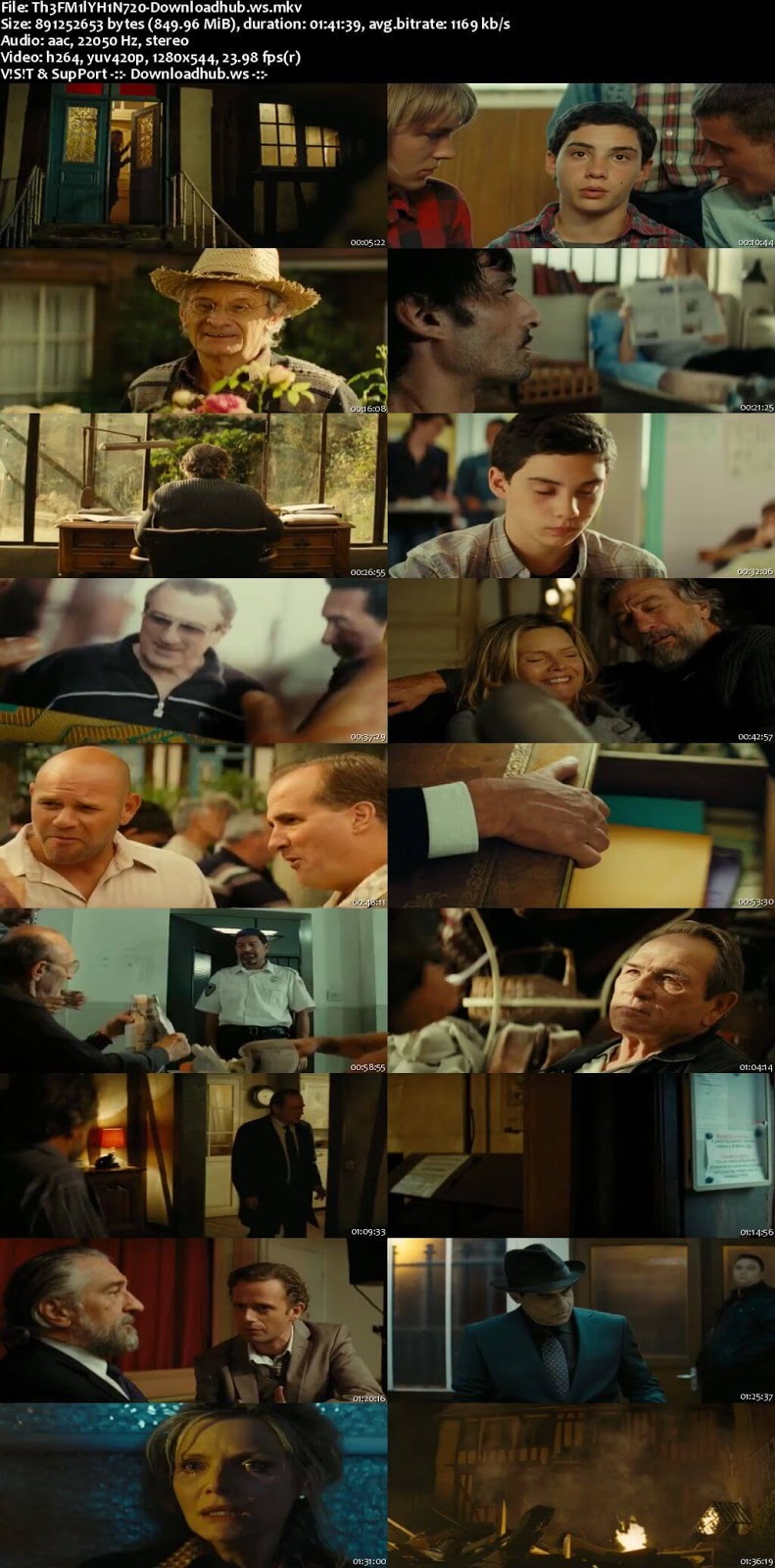 The Family 2013 Hindi Dubbed 720p HDRip