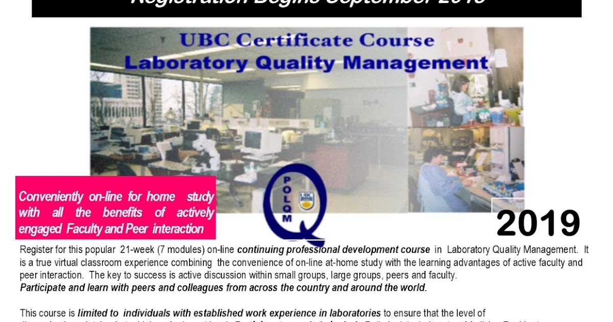 Making Medical Lab Quality Relevant Looking for a Medical Laboratory