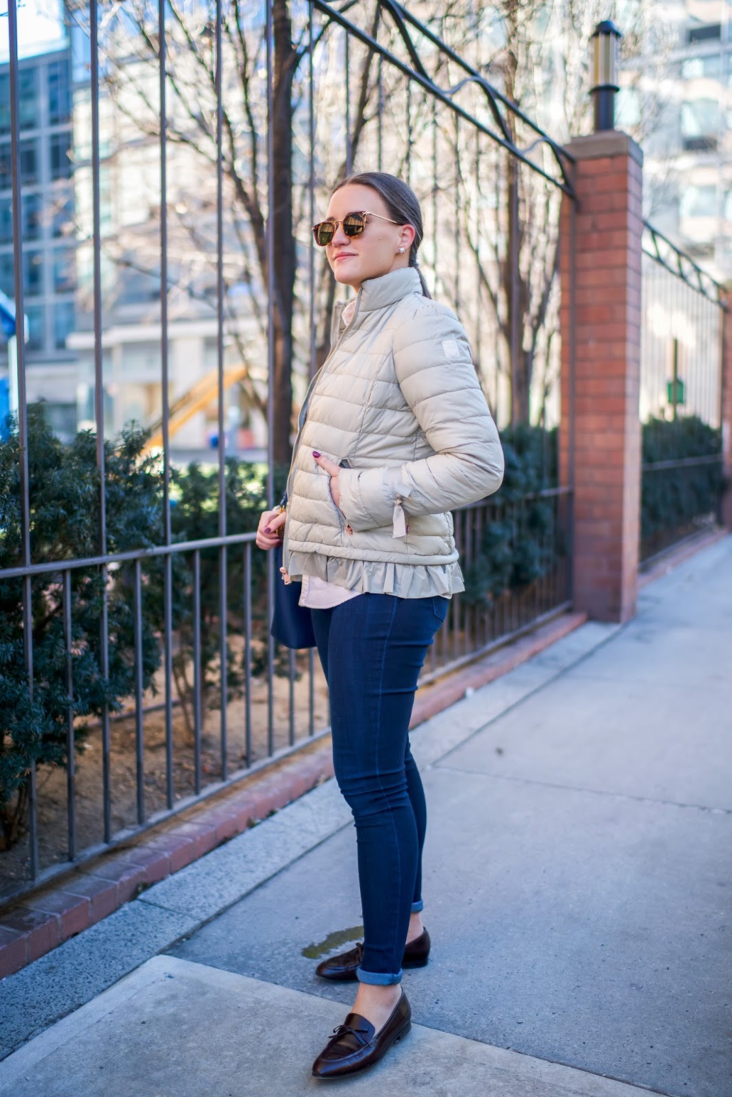 Casual Work to Weekend Look by popular New York fashion blogger Covering the Bases