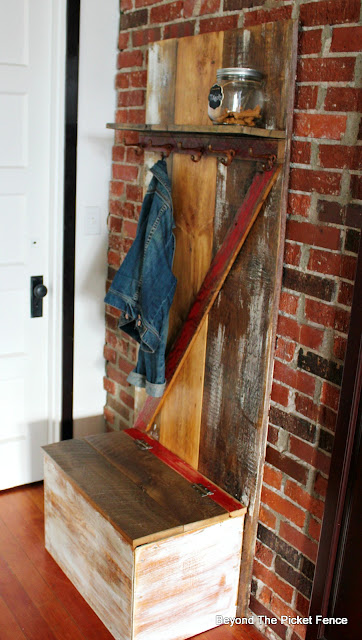 Beyond The Picket Fence Barn Door Hall Tree