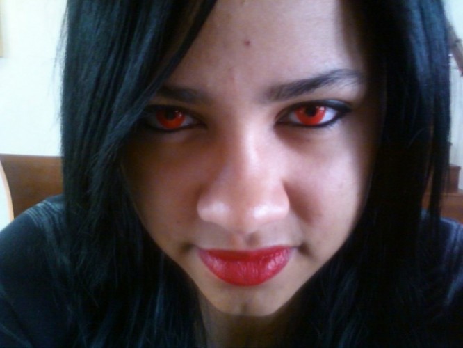 My Second Wish Awesome Red Contact Lenses