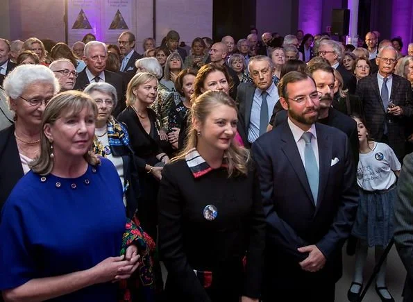 Hereditary Grand Duchess Stéphanie at the celebrations of 40th anniversary of Les Amis des Musées Luxembourg