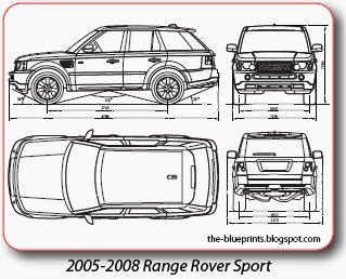 Размер рендж ровер спорт. Range Rover Sport 2006 чертежи. Land Rover Discovery 2 чертеж. Land Rover range Rover Sport 2020 чертеж. Land Rover range Rover Sport чертеж.