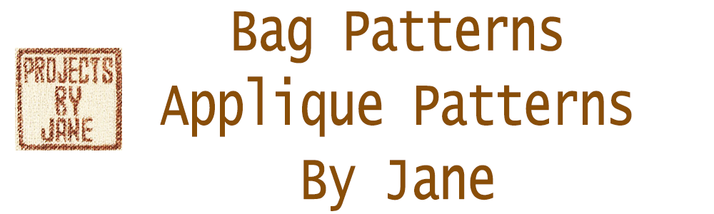 Bag Patterns and Applique Patterns By Jane