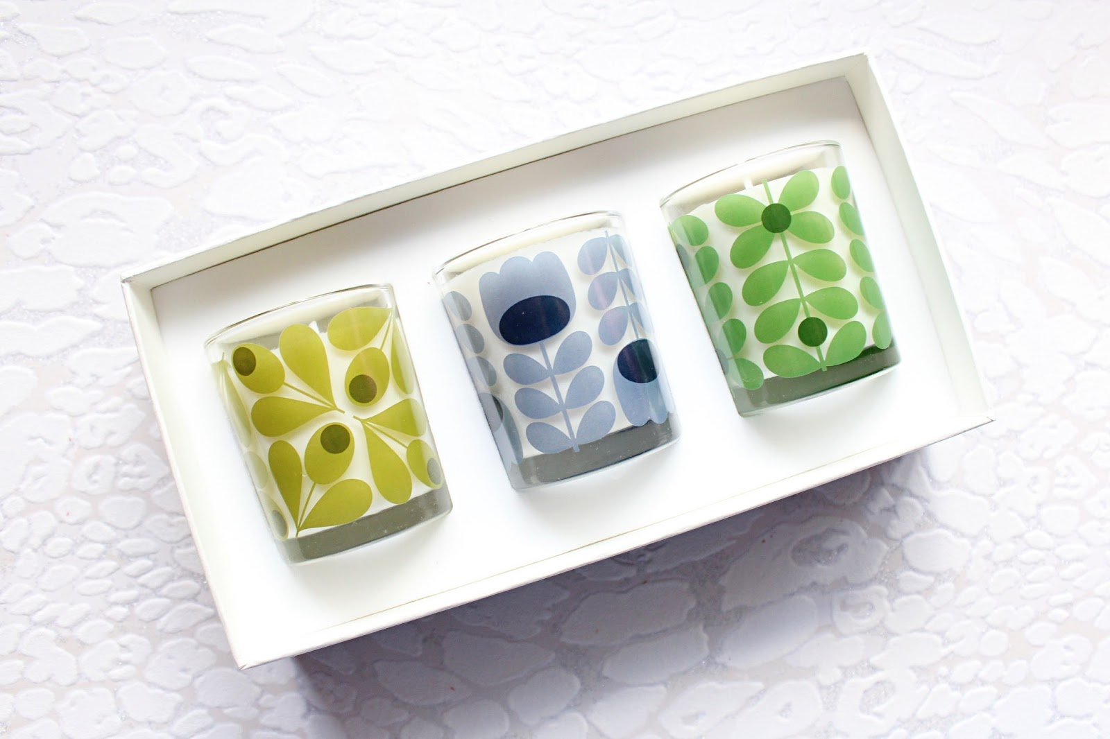 Orla Kiely Mini Candle Gift Set Orla Kiely Mini Candle Gift Set