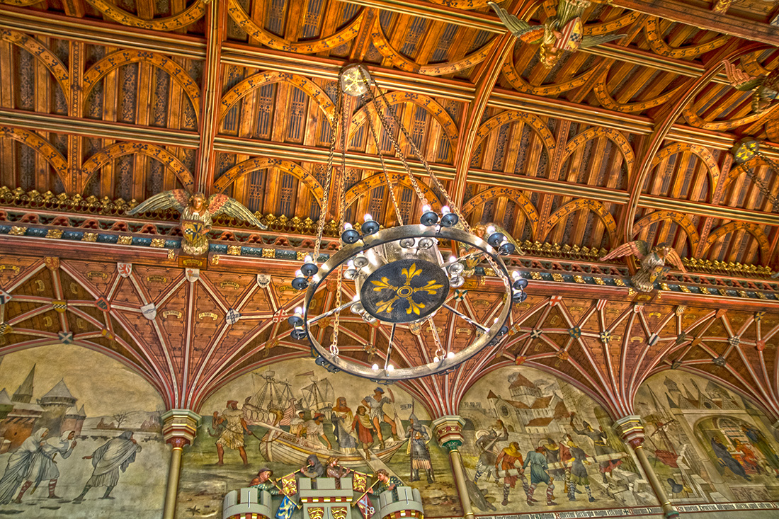 Inside Cardiff Castle Apartments