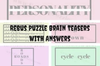 Tricky Rebus Puzzles and Brain Teasers