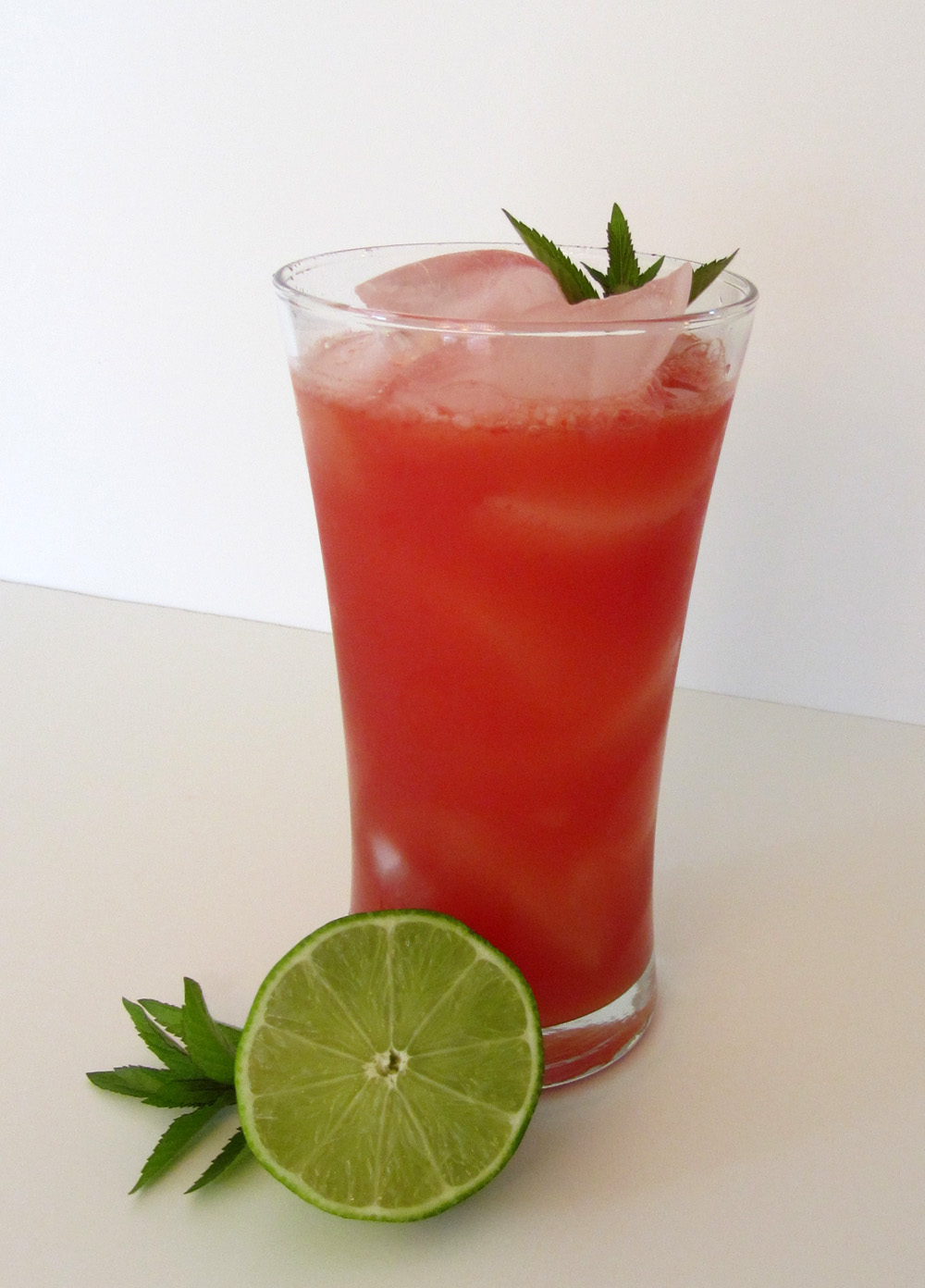 Chips That Pass in the Night Watermelon Mojito Mocktail