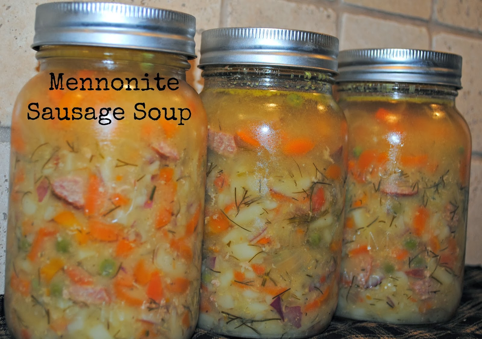 Little Prairie Baby Mennonite Sausage Soup
