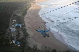 Flying Fox pantai taman pacitan