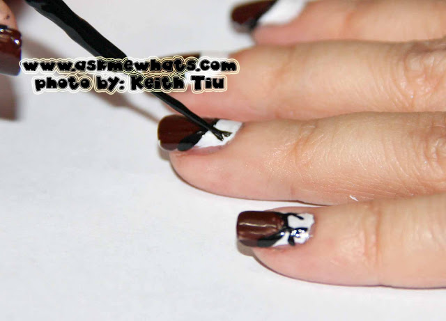 a photo of Rudolf the Red Nose Reindeer Nail Art, Christmas Nail Art Tutorial