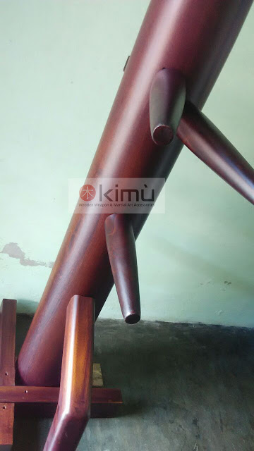 Dark Tortoise Wooden Dummy / Mok Yan Jong Dark Tortoise Wooden Dummy / Mok Yan Jong