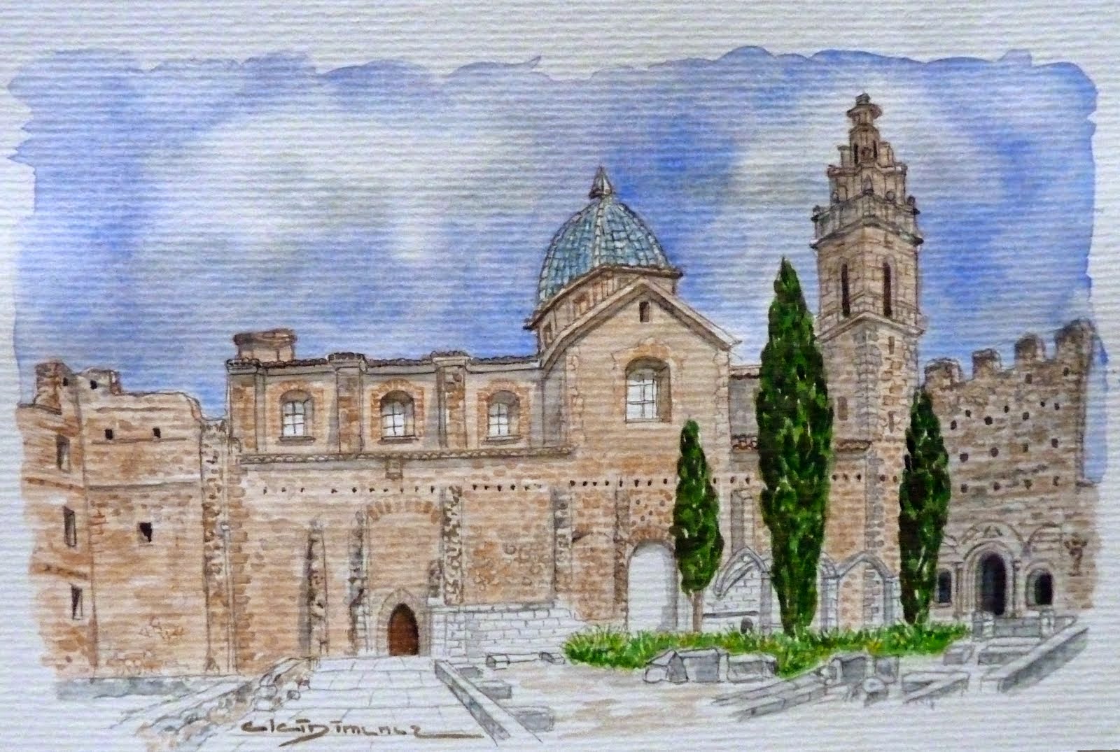 Monastir de Santa Maria de la Valldigna                    3 de setembre 2014