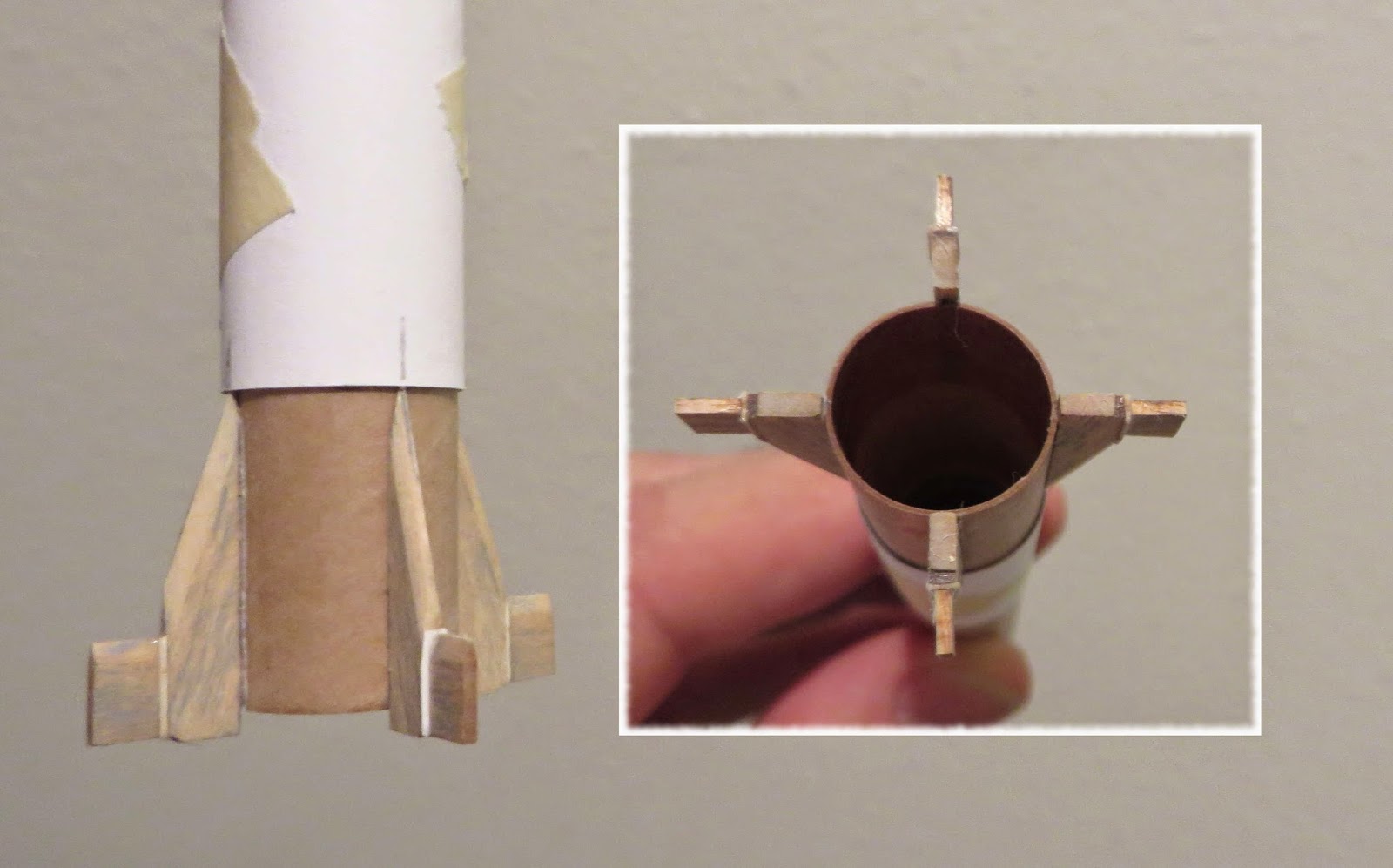 Model Rocket Building FlisKits Mercury Redstone Build Part 18, Fin Gluing, Fillets and Launch Lug