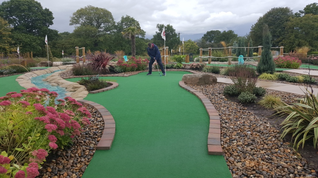 The Ham and Egger Files Adventure Golf at the Four Ashes Golf Centre