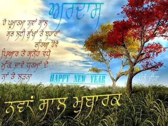 Wishes new year in punjabi 2020