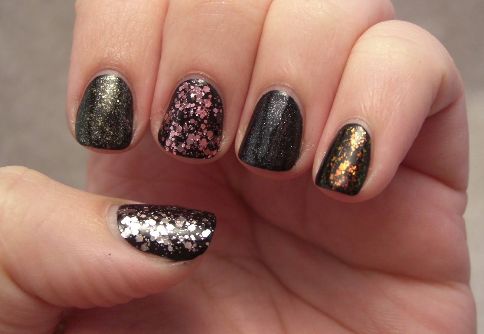 glitter obsession Essie Luxeffects Swatches and Review