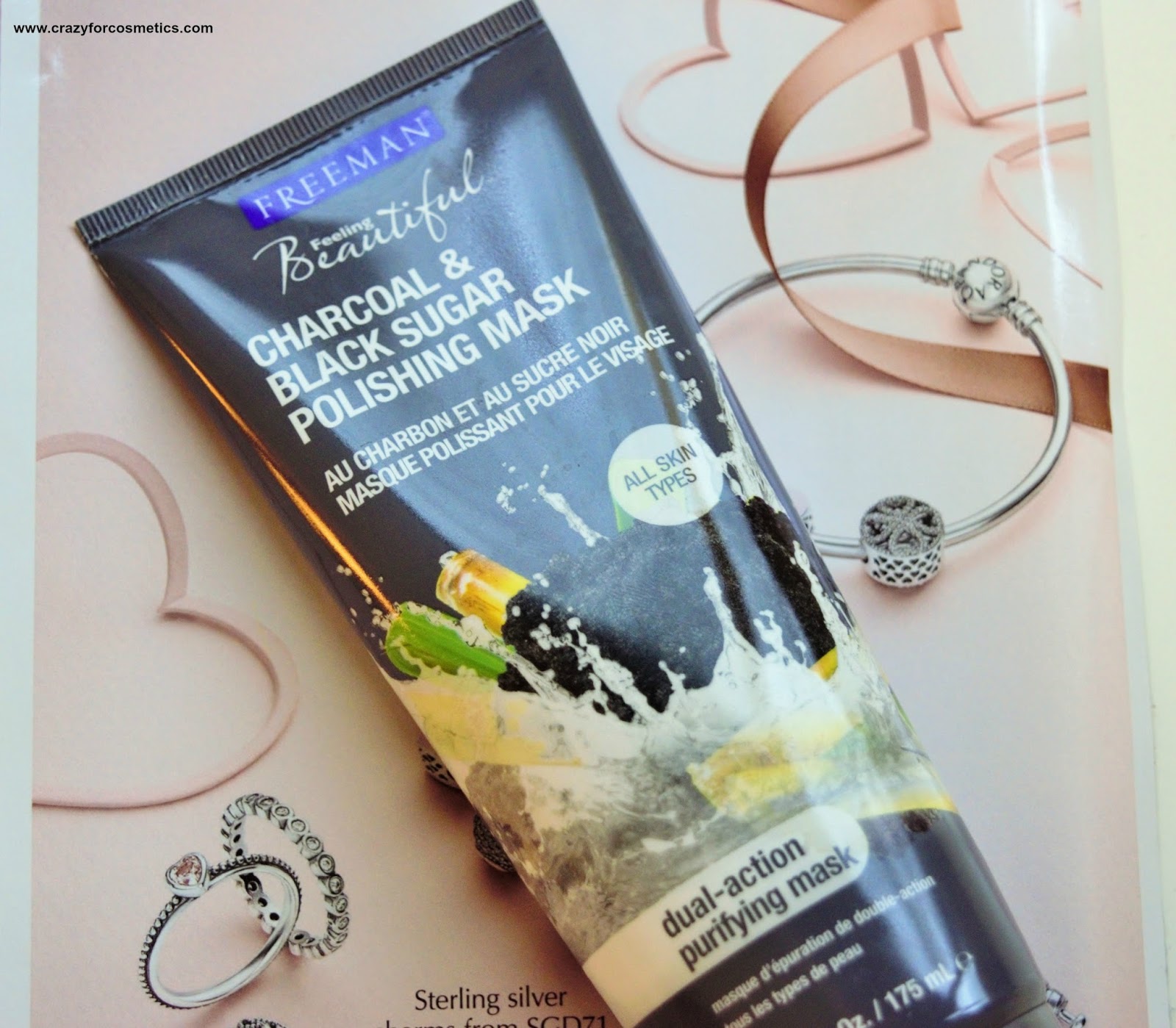 Crazy for Cosmetics- A Singapore Beauty/ Lifestyle blog about Makeup,Lifestyle and Shopping: Freeman Charcoal & Black Sugar Facial Polishing Mask Review