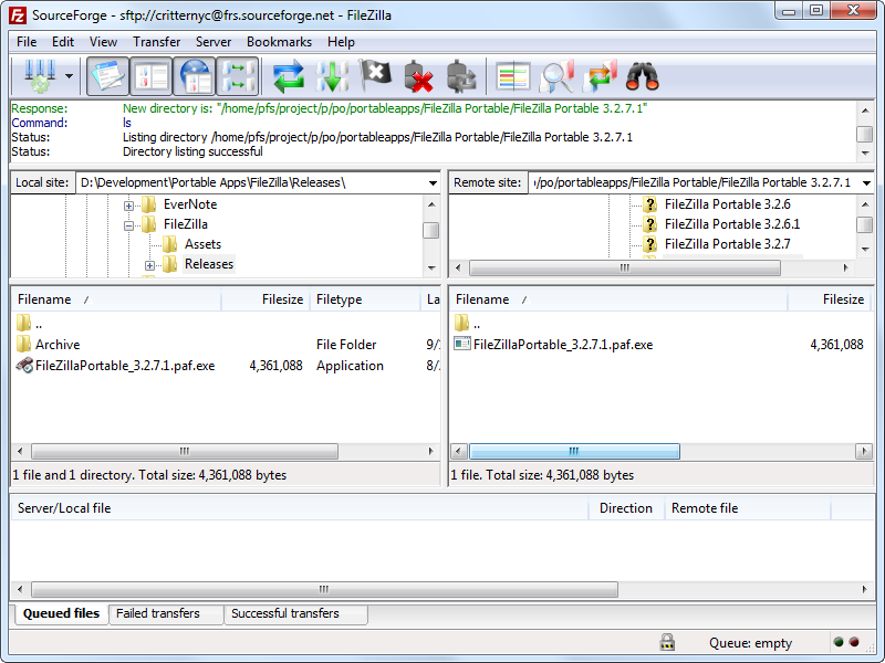 filezilla