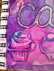 resist glue workshop watercolor