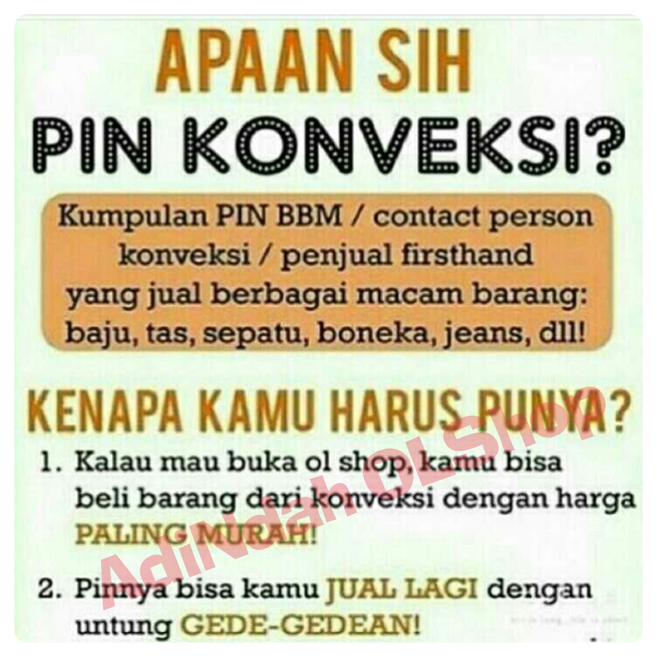 apa itu bisnis database konveksi