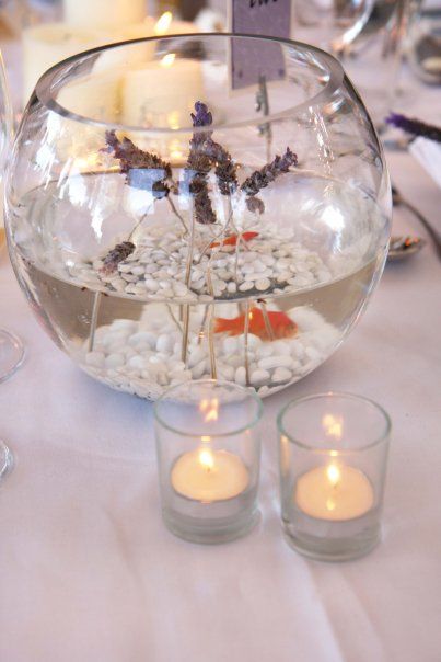 beautiful crystal and glass fish bowl decor ideas for wedding table on the venue beautiful crystal and glass fish bowl decor ideas for wedding table on the venue