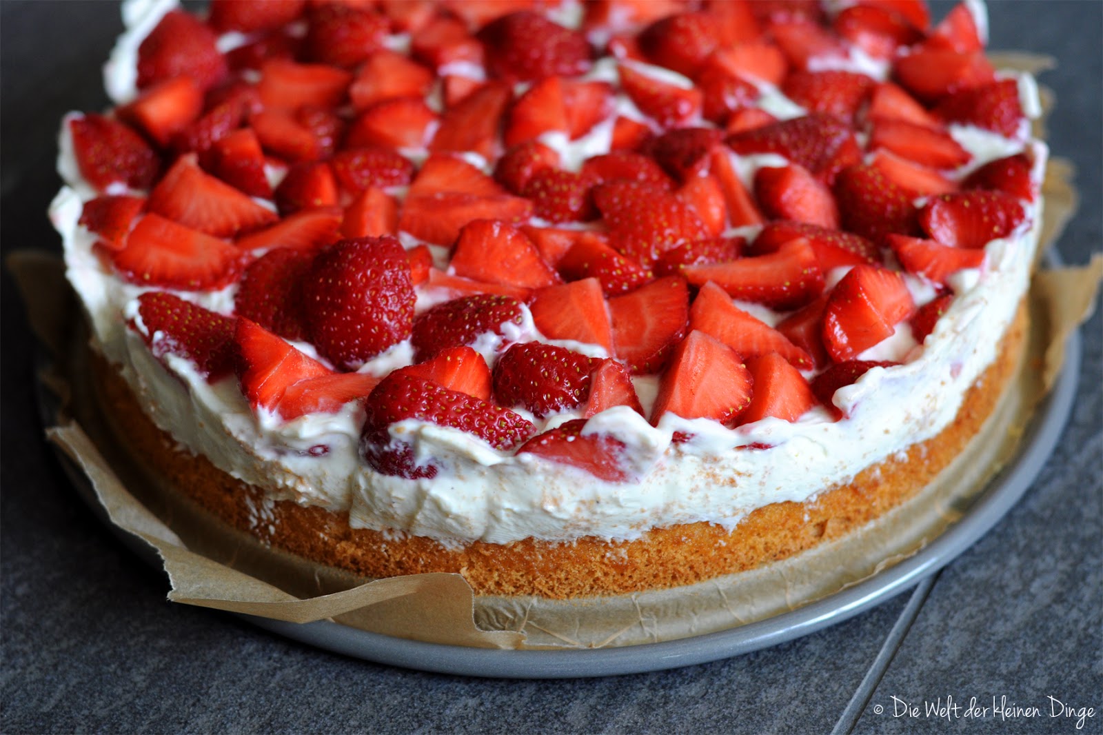 Die Welt der kleinen Dinge: Erdbeer-Mascarpone-Kuchen, so schmeckt der ...