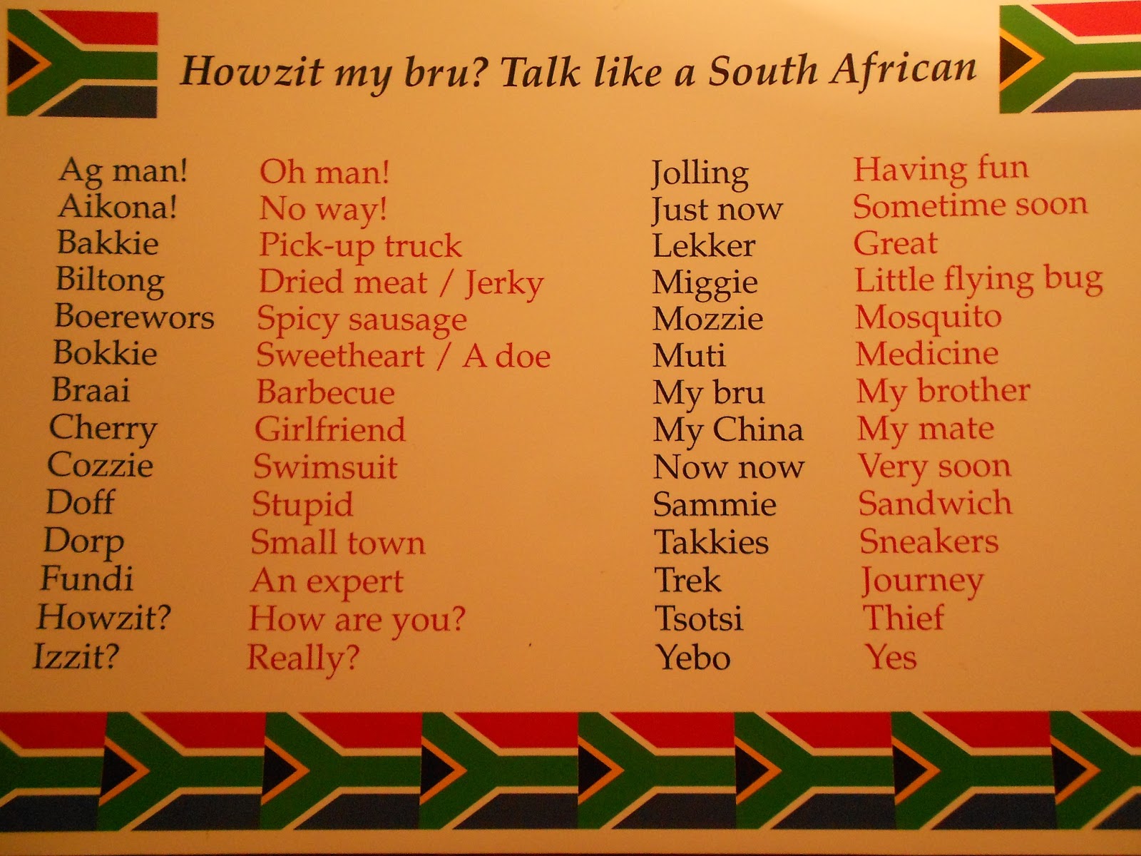 My Cape Town Happenings: What YOU Want to Know!: The Words We Hear ...