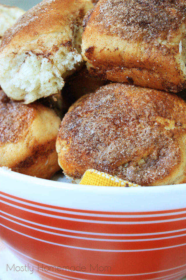Cinnamon Sugar Yeast Rolls Mostly Homemade Mom