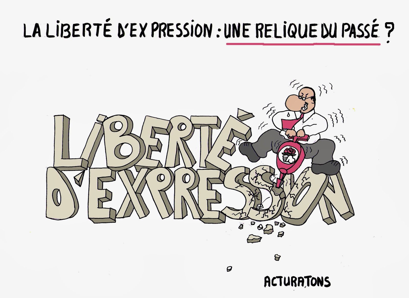 ActuRatons: La Liberté d'expression : une relique du passé