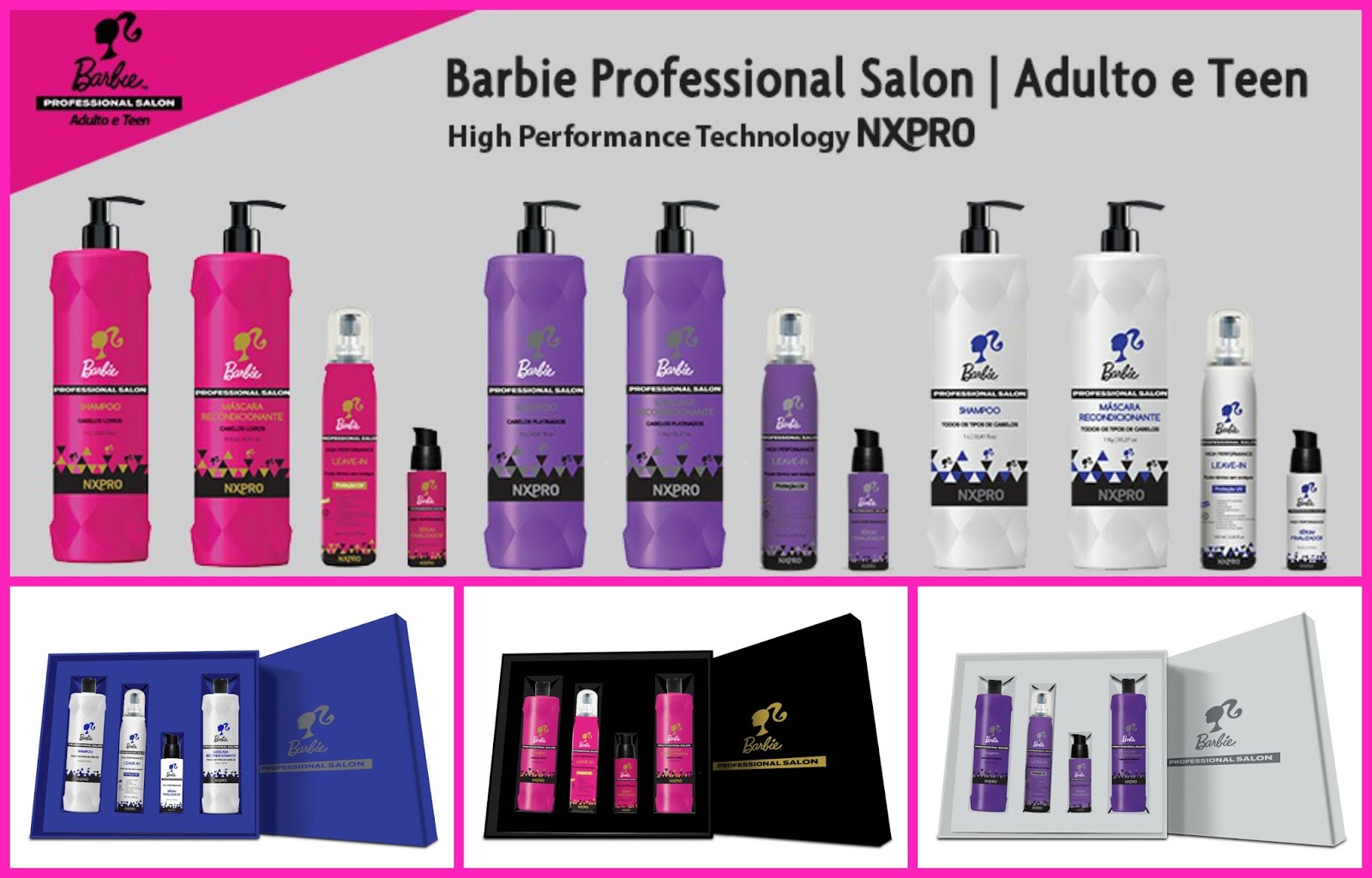Cabelos Mais: BARBIE PROFESSIONAL SALON NXPRO DA NUTRIEX