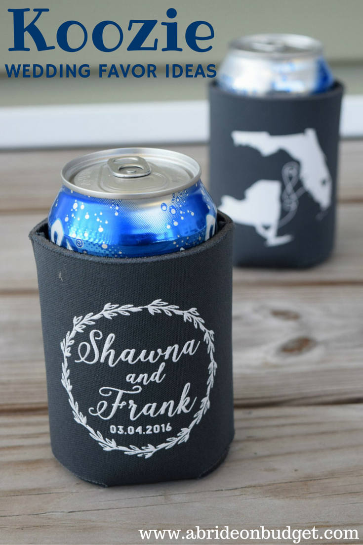 Theme Wedding Can Cooler & Koozie Favors For Your Guests