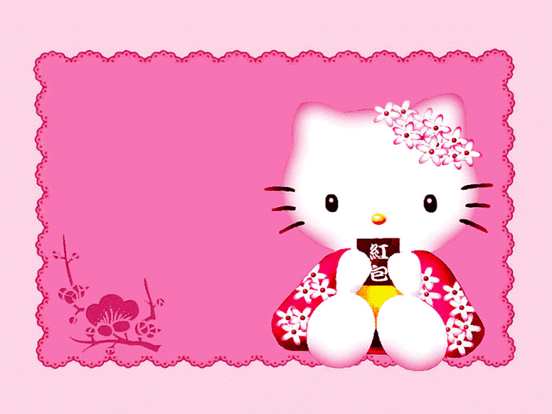 Gambar Wallpaper Kitty Pink Terbaru Cantik
