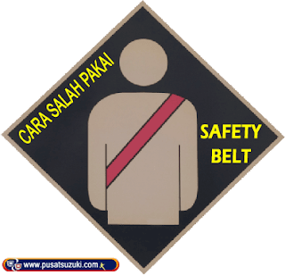 cara pakai safety belt sabuk pengaman
