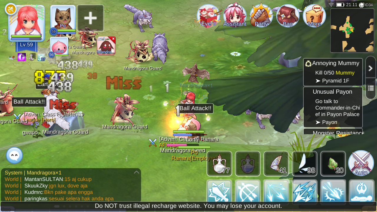 Guide Mencari Monster Mandragora Seed Di Labyrn Forest Ragnarok M