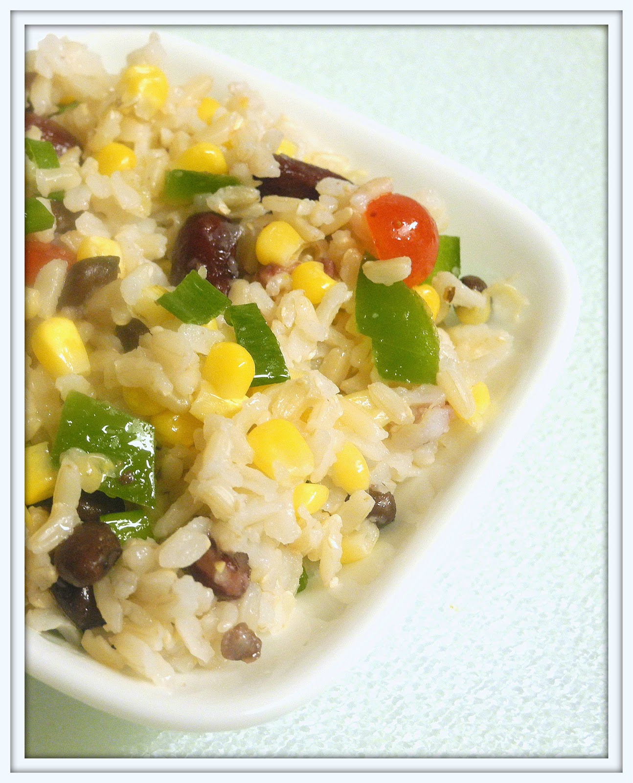 Confetti Rice, Corn & Bean Salad