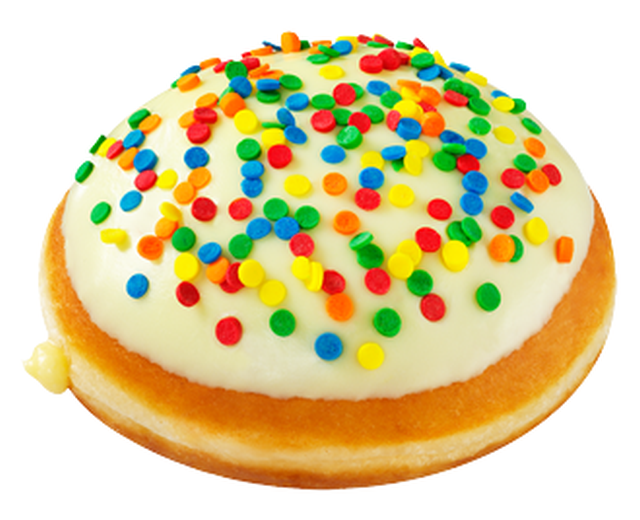 Krispy Kreme's Cake Batter Donut Makes a Permanent Return to the Menu