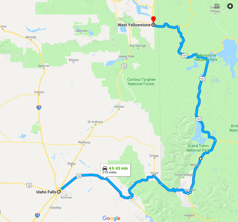 Big Guy Big Scooter Yellowstone Ride Part 5 Idaho Falls to West