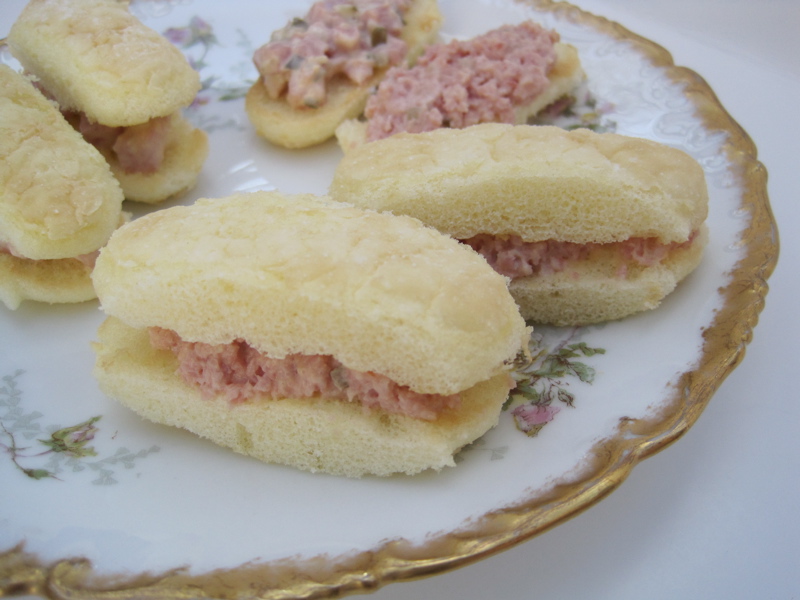 Tea With Friends Tea Sandwich Saturday 14 Ham Salad Ladyfingers