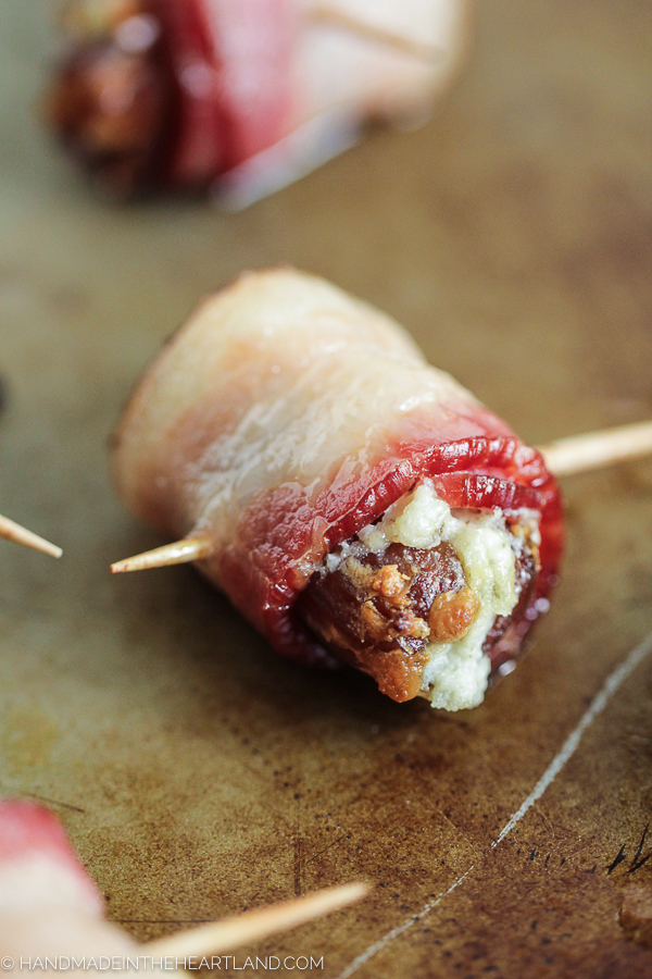 learn how to make easy bacon wrapped stuffed dates. 