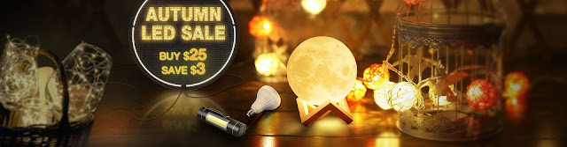 AUTUMN LED LIGHTING SALE, Buy $25 Save $3