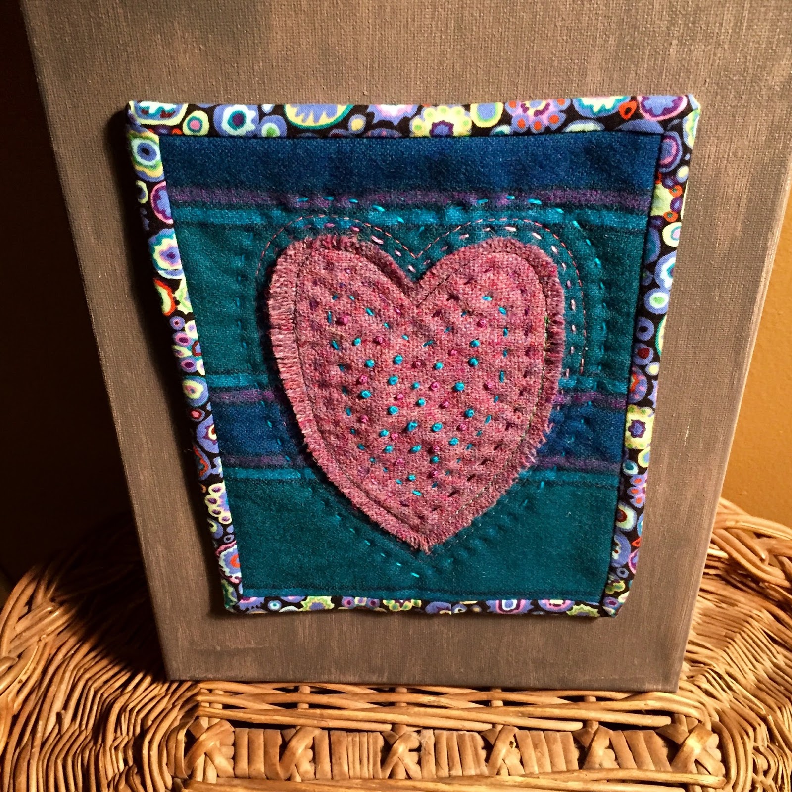 piecefullife mini quilts on canvas