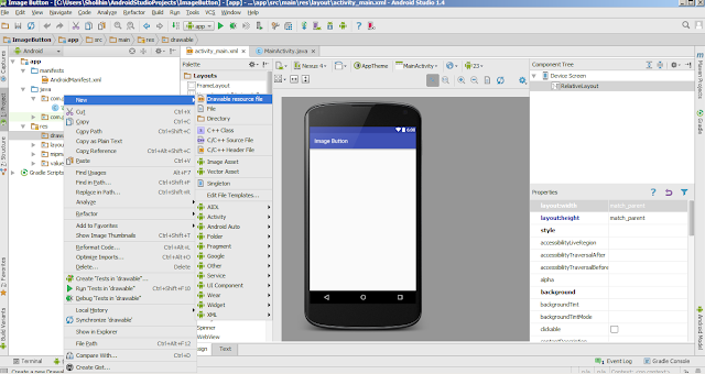 Cara Membuat Image Button Android Studio